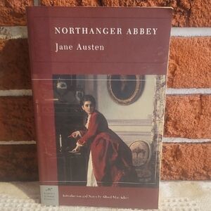 Barnes & Noble Northanger Abbey Book - Red and Brown Cover